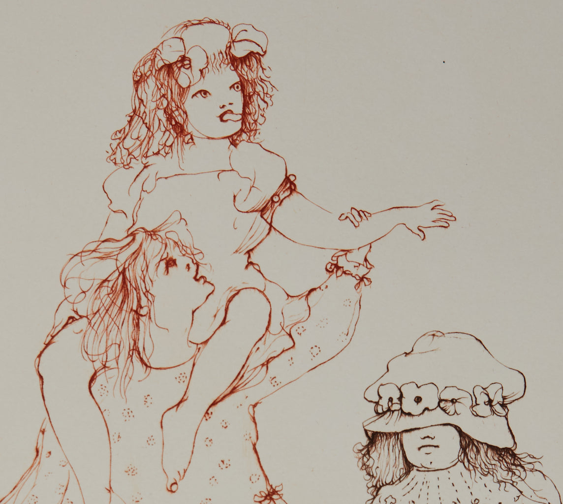 Léonor FINI : Je te tire la langue - Gravure originale signée