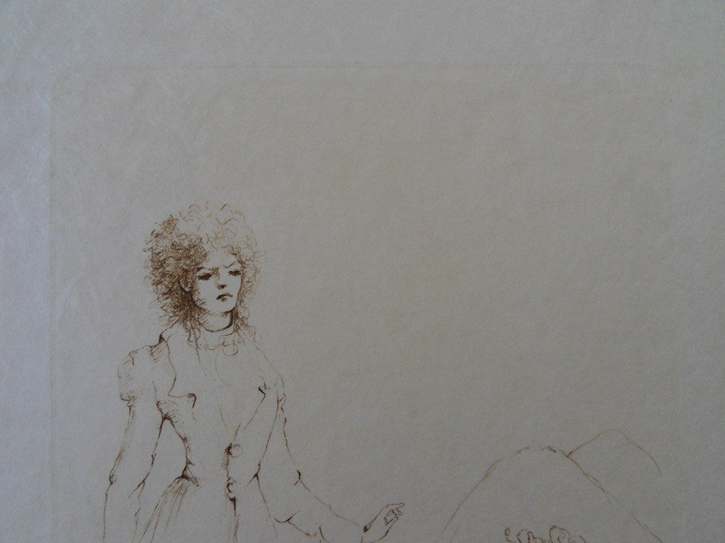 Léonor FINI : Les adieux - Gravure originale signée