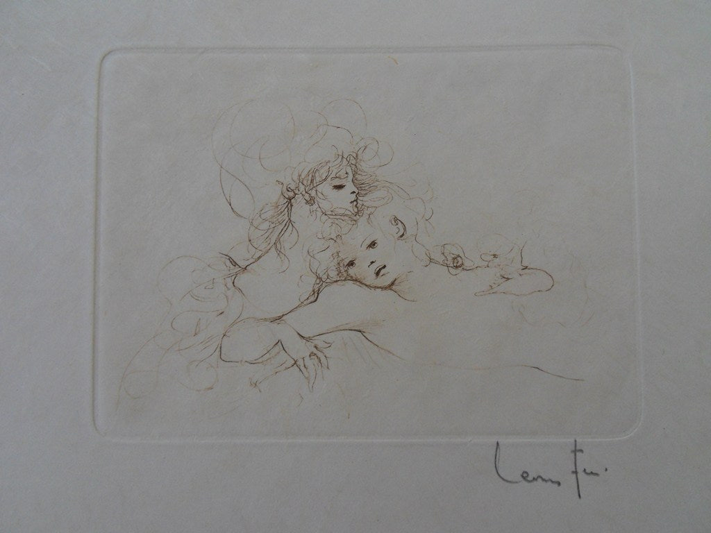 Léonor FINI : Jeunes femmes - Gravure originale signée