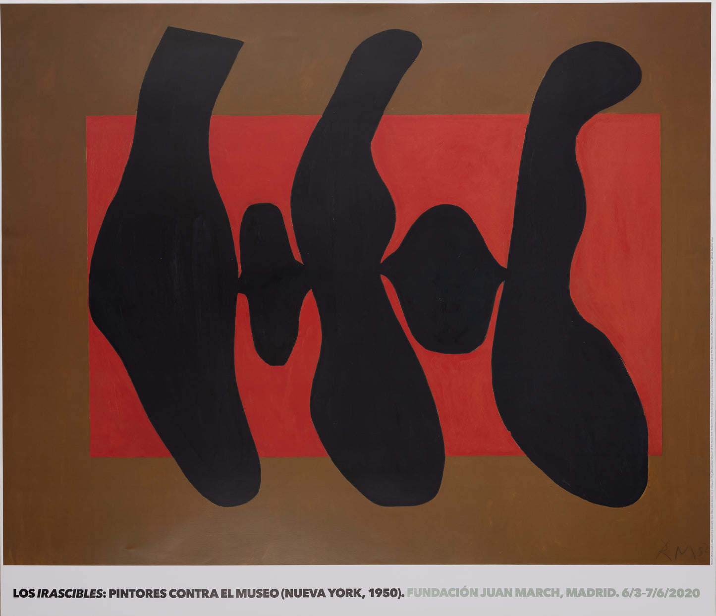 Robert MOTHERWELL : La Danse - Affiche originale signée