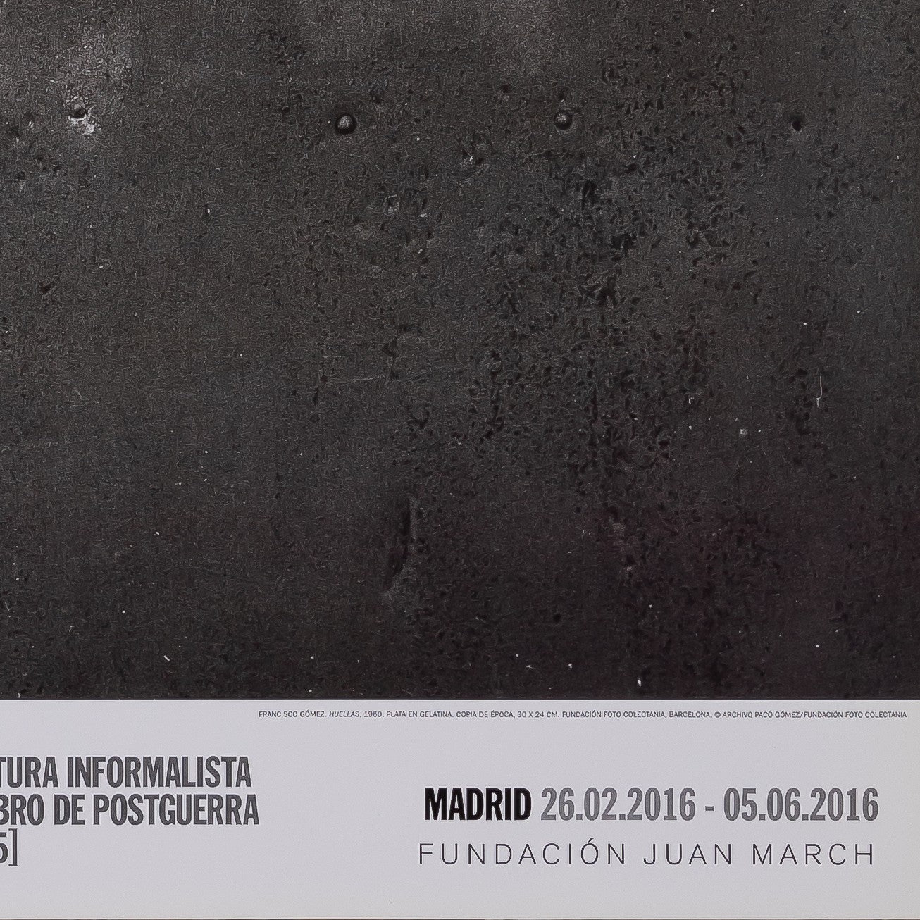 Francisco GOMEZ : Empreintes - Affiche originale