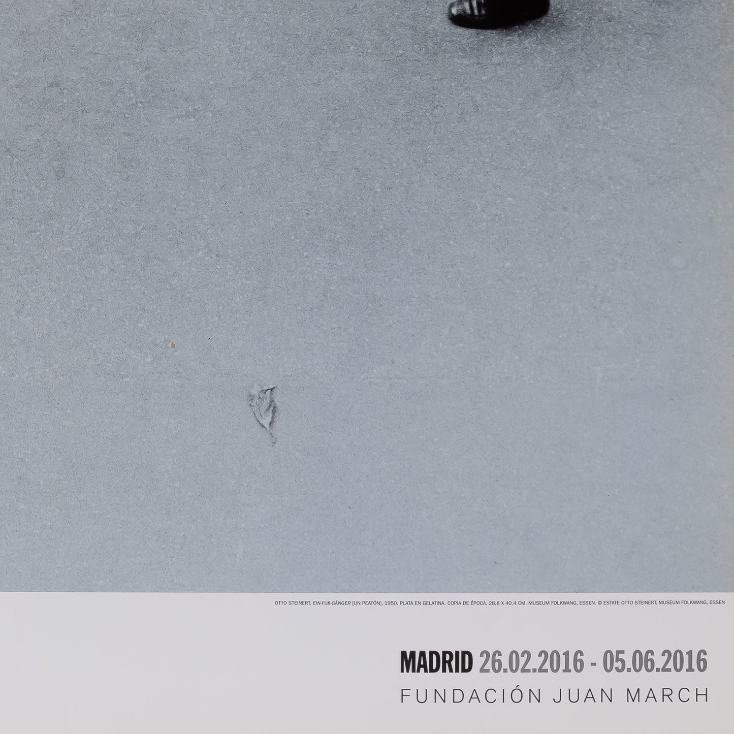 Otto STEINERT : Le promeneur - Affiche originale
