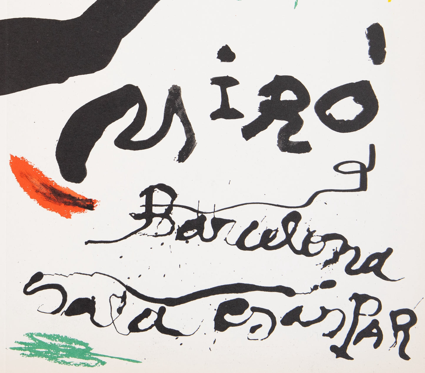 Joan MIRO : Barcelona Sala Gaspar 1964 - Lithographie originale signée