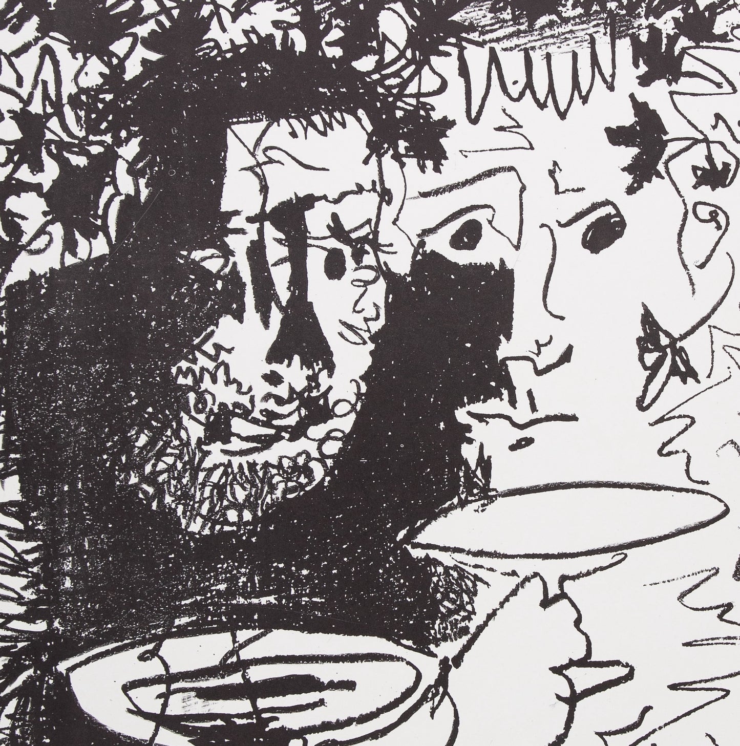 Pablo PICASSO : Exposition de dessins - Lithographie originale signée