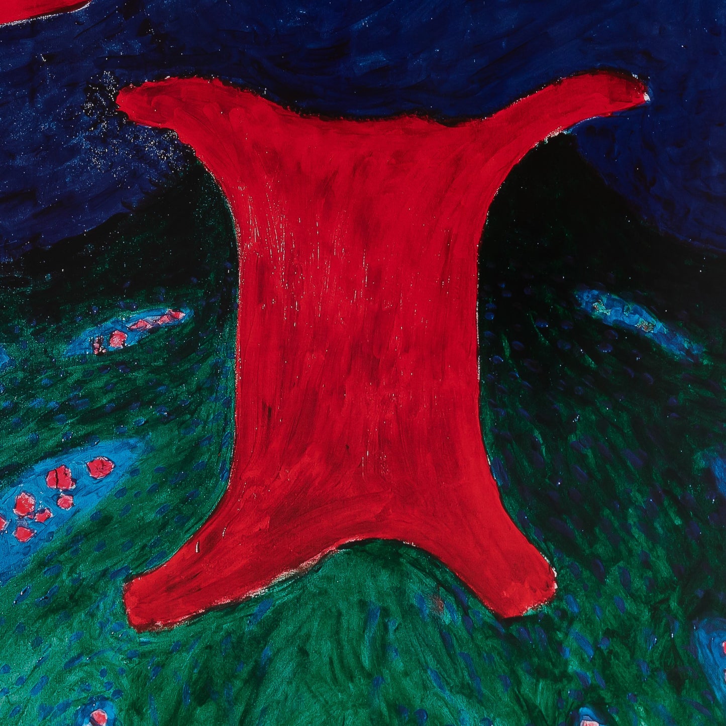 David HOCKNEY : Ravel's Garden - Affiche originale en couleurs
