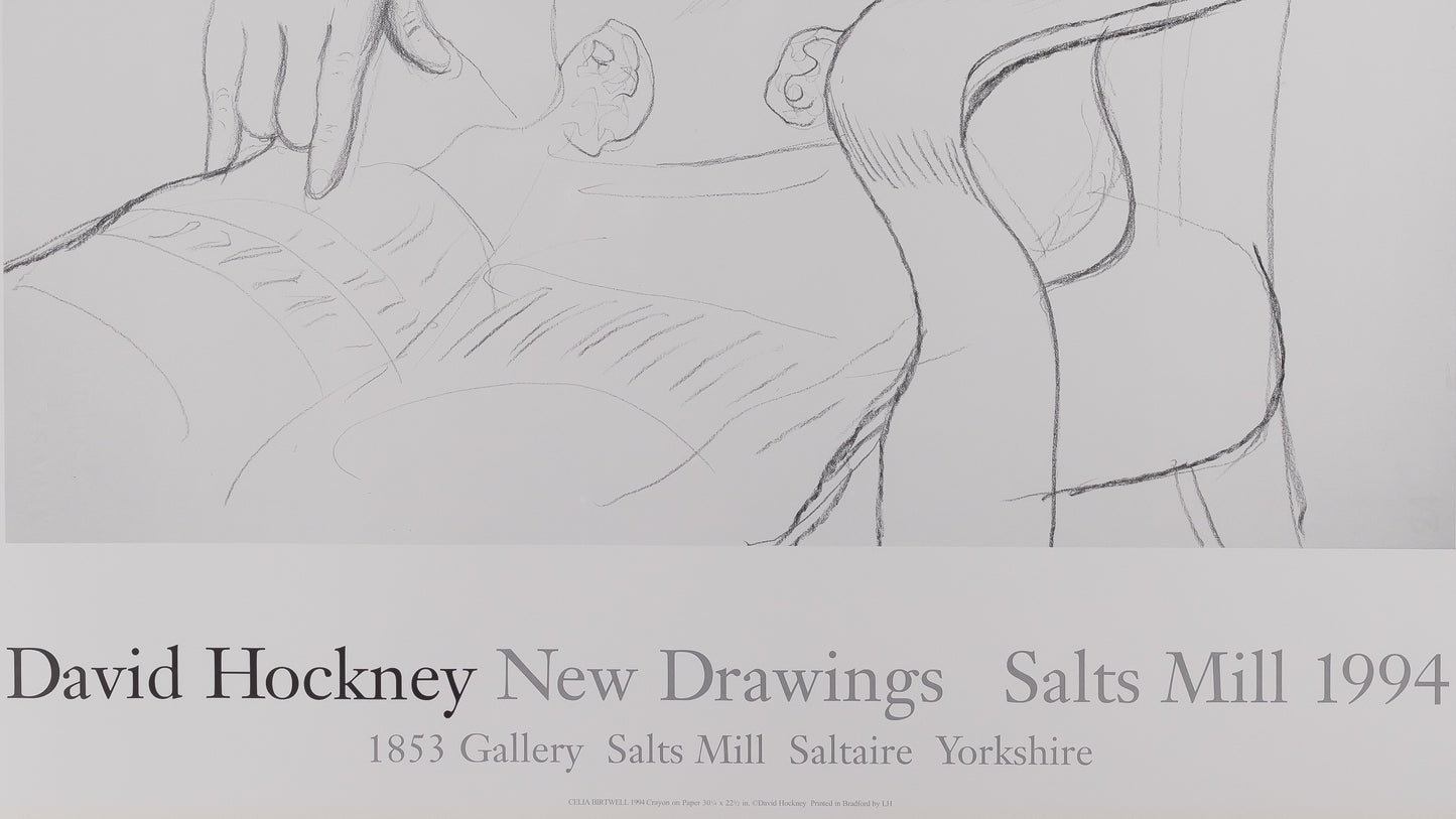 David HOCKNEY : Celia BIRTWELL - Affiche originale