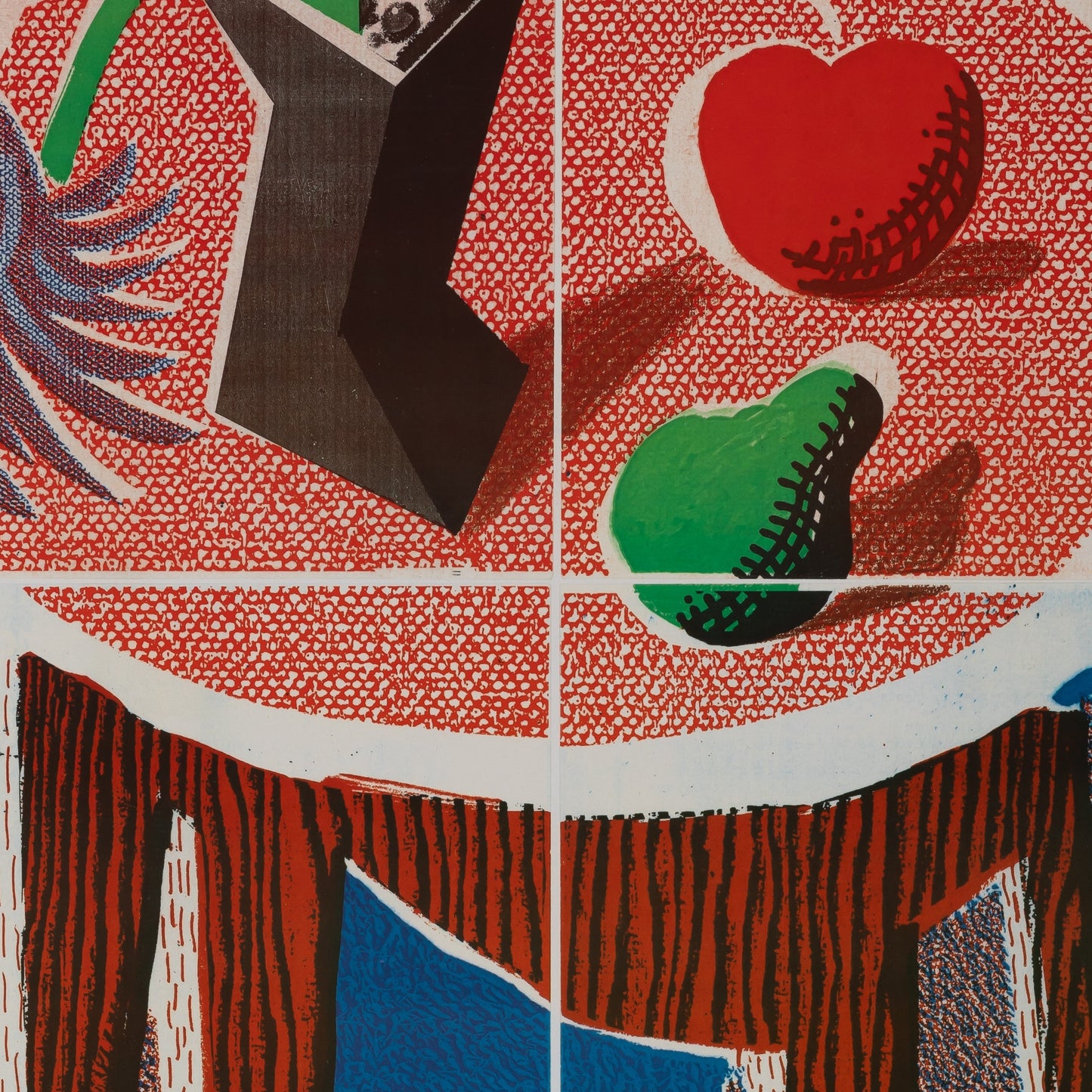David HOCKNEY : Fiesta 88 - Affiche originale en couleurs
