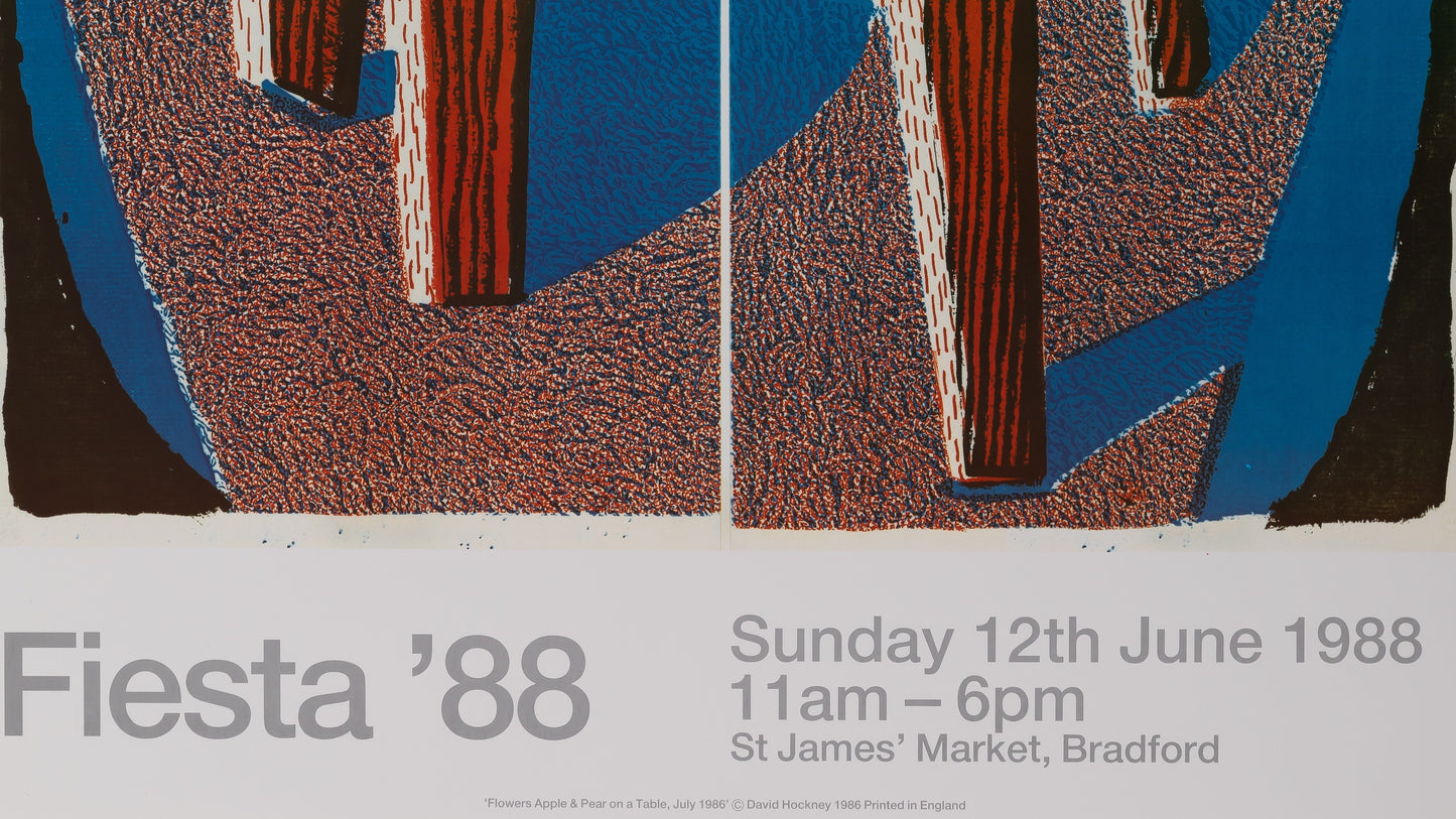 David HOCKNEY : Fiesta 88 - Affiche originale en couleurs