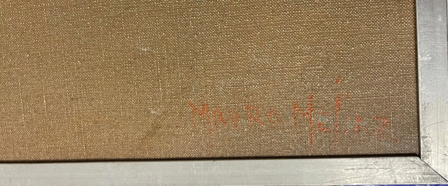 Mauro MEJIAZ: Apothéose du poulpe - Huile sur toile signée