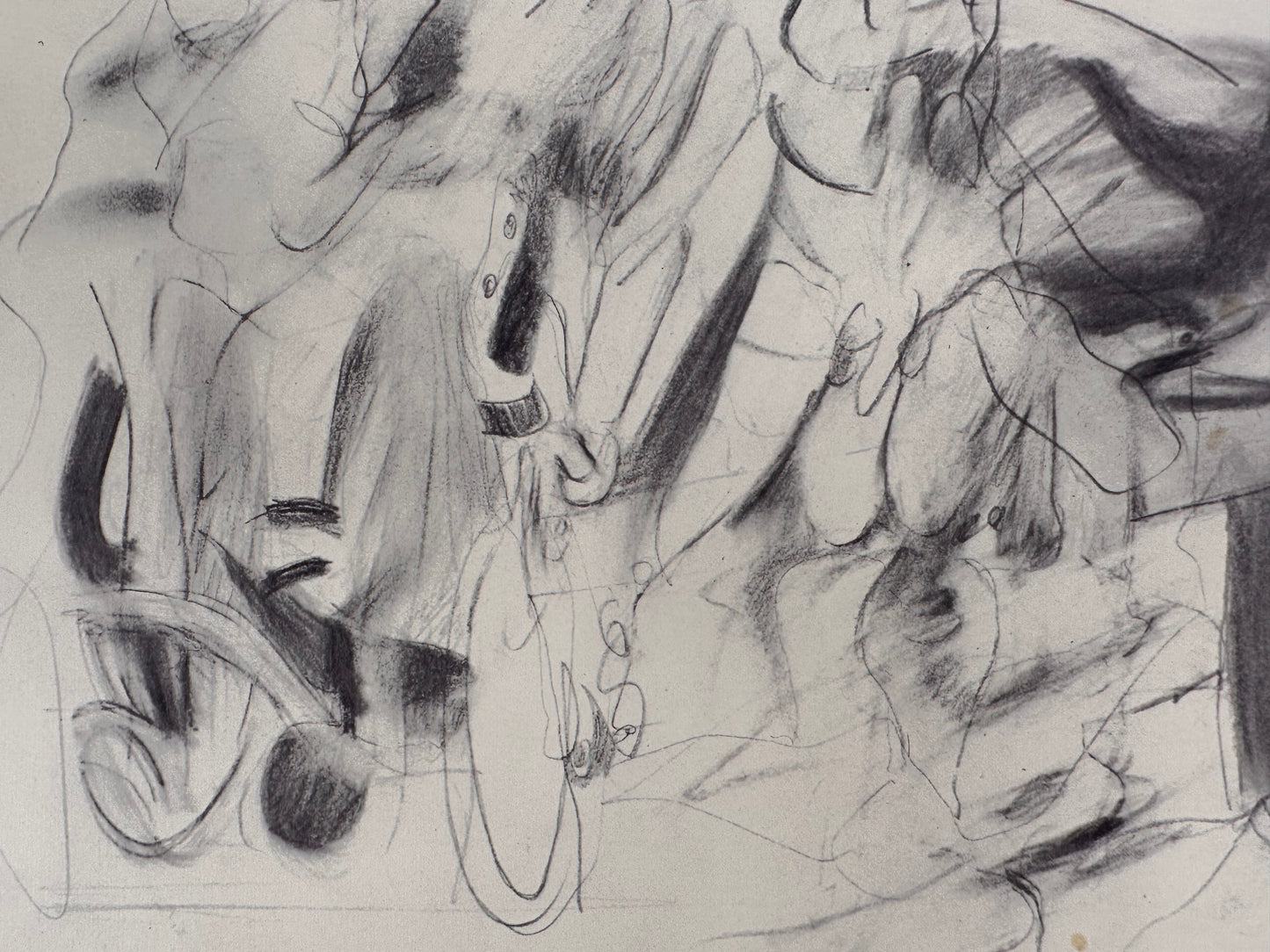 Willem DE KOONING : Cycliste fauve - Lithographie