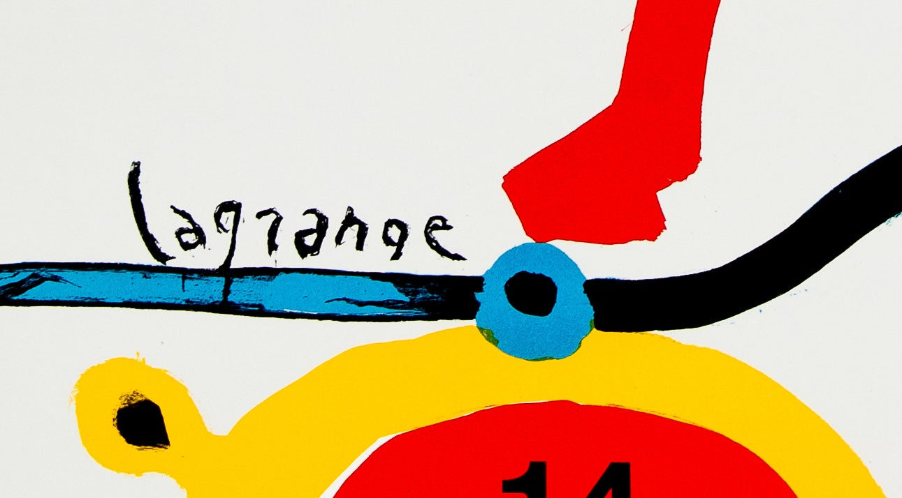 Jacques LAGRANGE : A la belle enseigne - Affiche originale signée