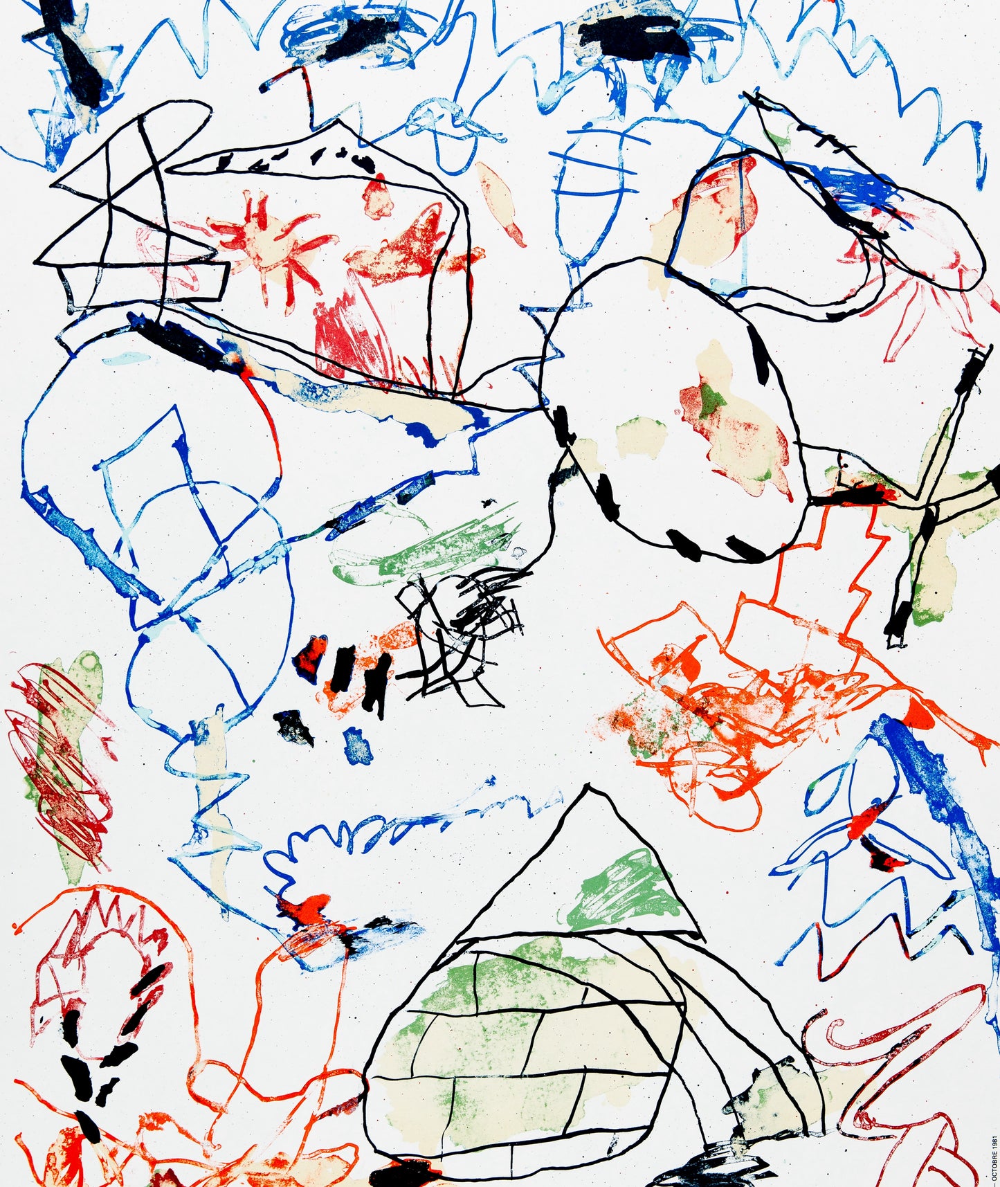 Jan VOSS : Abstraction - Lithographie originale