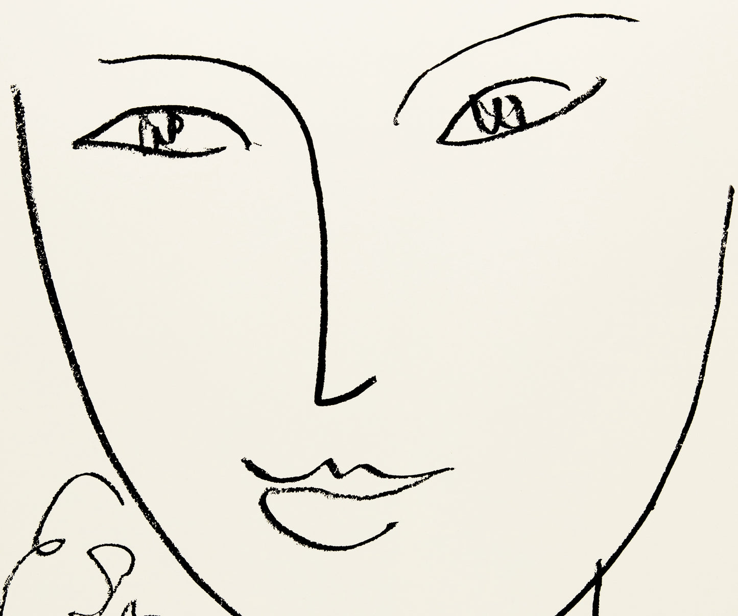 Henri MATISSE - Visage souriant - Affiche
