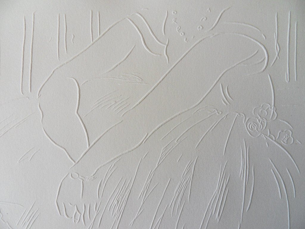 Henri MATISSE : L’étoffe d’une ballerine- Gravure signée