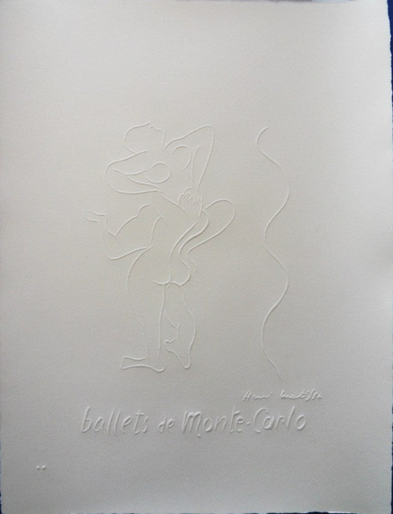 Henri MATISSE : Le ballet de Monte-Carlo - Gravure signée