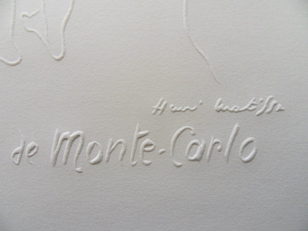 Henri MATISSE : Le ballet de Monte-Carlo - Gravure signée