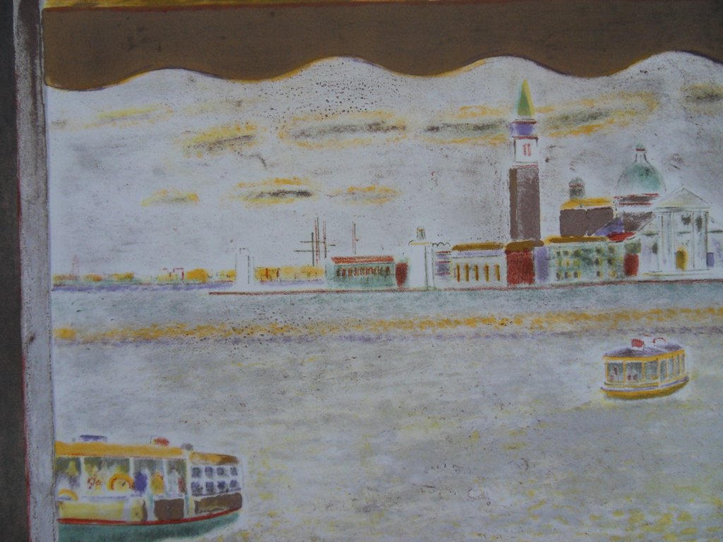 Pierre GARCIA-FONS: View of Venice - Original signed lithograph