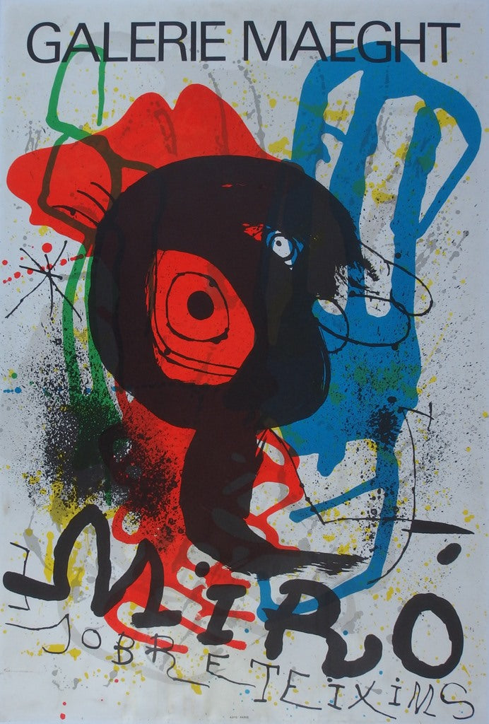 Joan MIRO : Sobreteixims - Affiche en lithographie originale signée