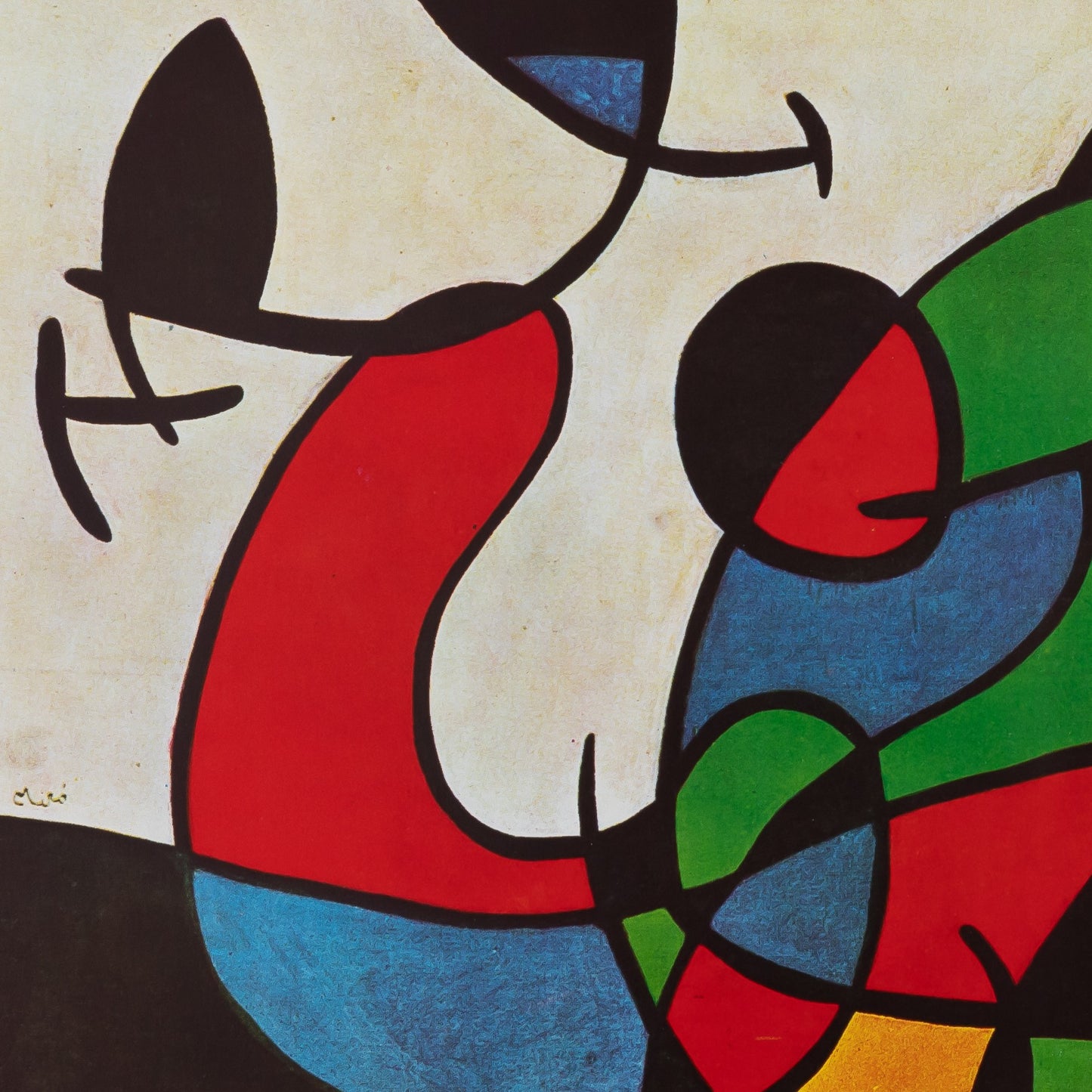 Joan MIRO : Tapis de Tarragona XIII - Lithographie en couleurs