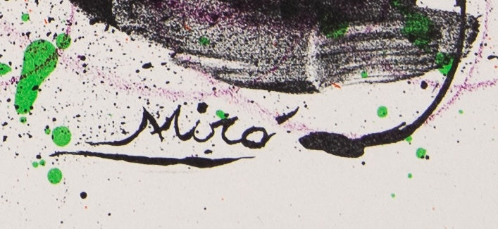 Joan MIRO : Ma de Proverbis - Lithographie originale signée