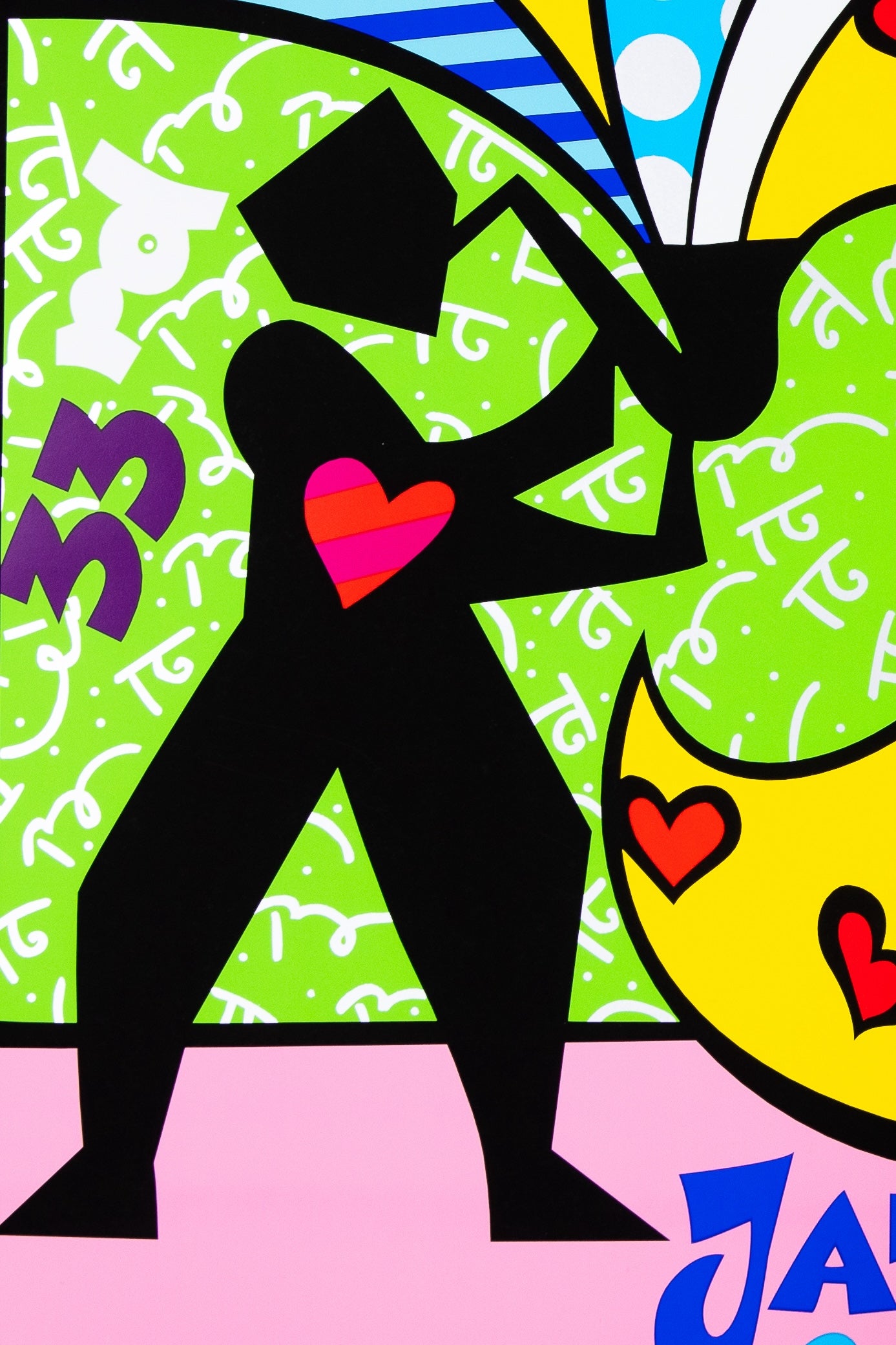 Romero BRITTO : Montreux Jazz Festival - Sérigraphie originale signée