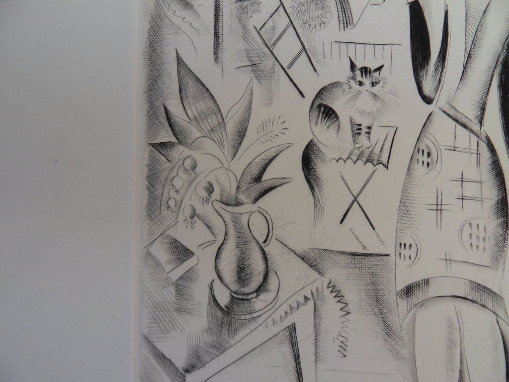 Mily POSSOZ : Les lectrices - Gravure originale signée