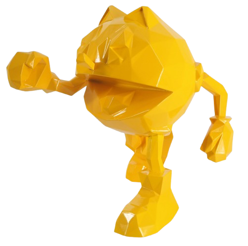 Richard ORLINSKI : Pac-man (Yellow Edition) - Sculpture originale