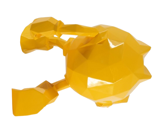 Richard ORLINSKI : Pac-man (Yellow Edition) - Sculpture originale