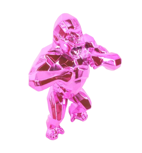 Richard ORLINSKI : Kong Spirit (Pink edition) - Sculpture originale