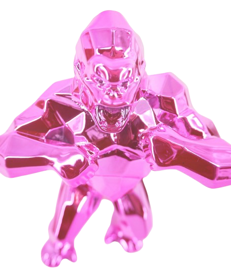 Richard ORLINSKI : Kong Spirit (Pink edition) - Sculpture originale
