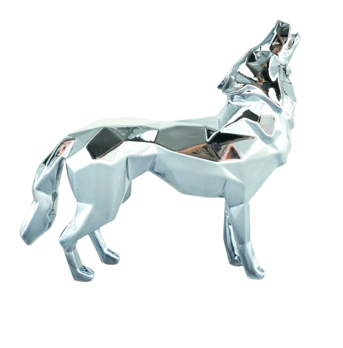 Richard ORLINSKI : Wolf Spirit (Pearl Grey Edition) - Sculpture originale
