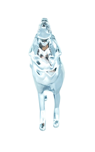 Richard ORLINSKI : Wolf Spirit (Pearl Grey Edition) - Sculpture originale