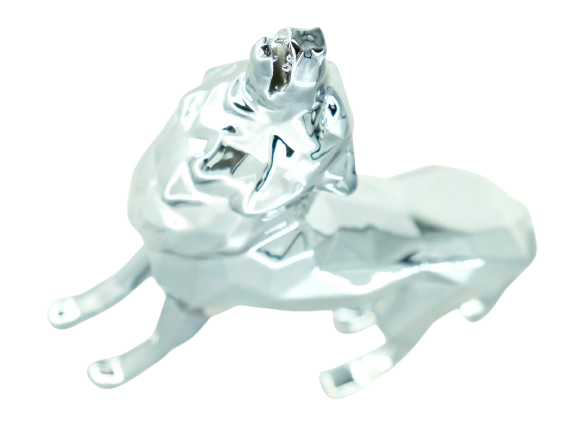 Richard ORLINSKI : Wolf Spirit (Pearl Grey Edition) - Sculpture originale
