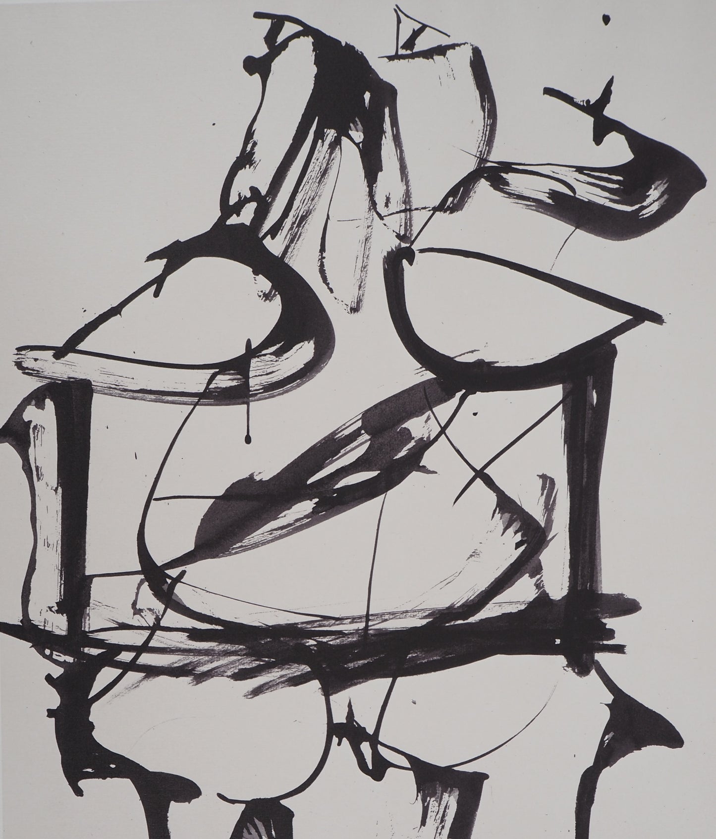 Willem DE KOONING : Femme fauve - Lithographie signée