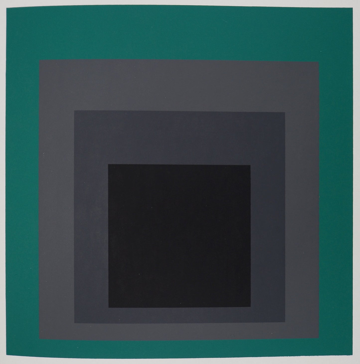 Josef ALBERS : Homage to the square, Grisaille and Patina - Sérigraphie en couleurs