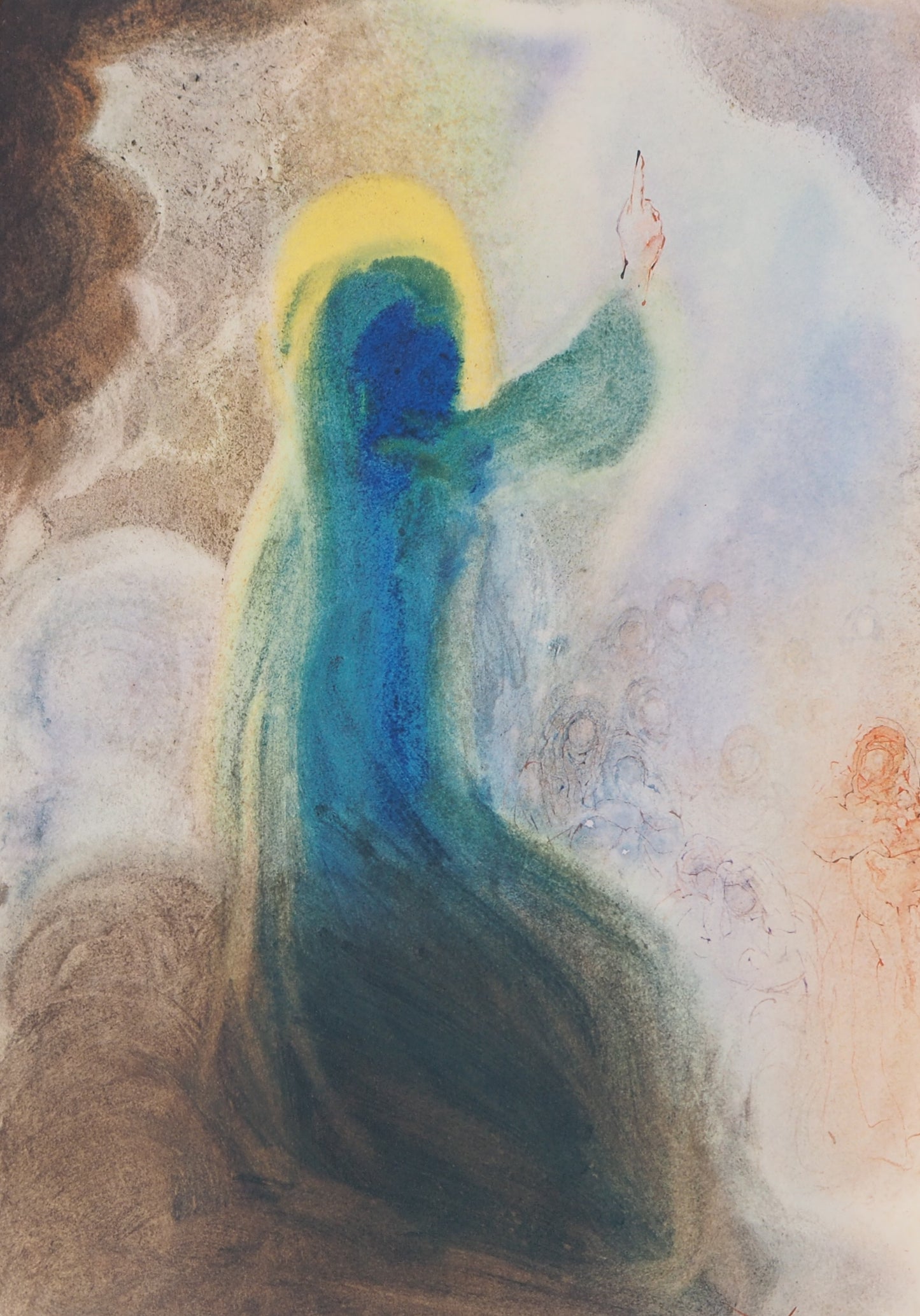 Salvador DALI : Heureux - Lithographie signée