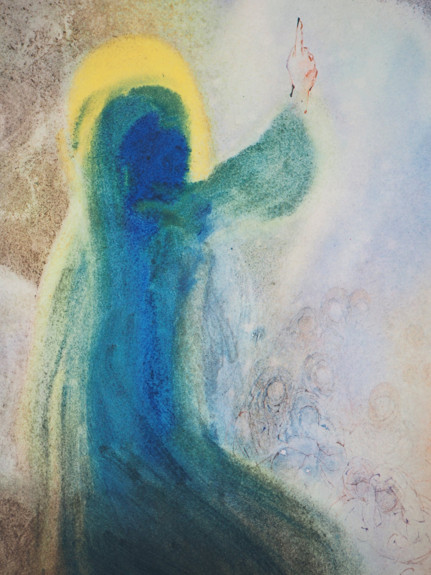 Salvador DALI : Heureux - Lithographie signée