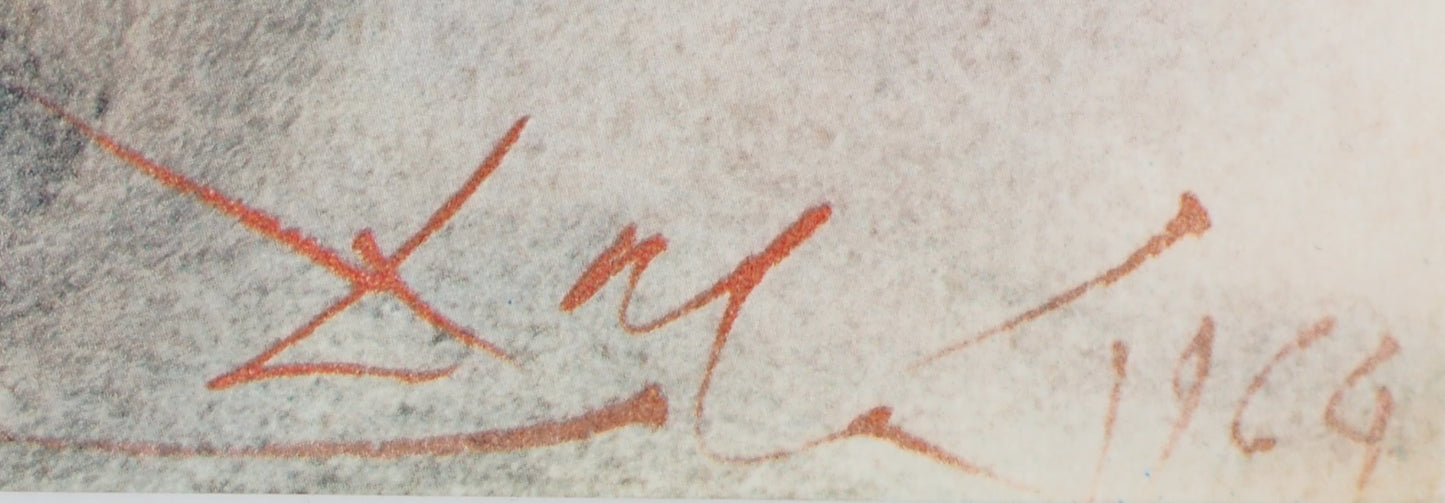 Salvador DALI : Heureux - Lithographie signée