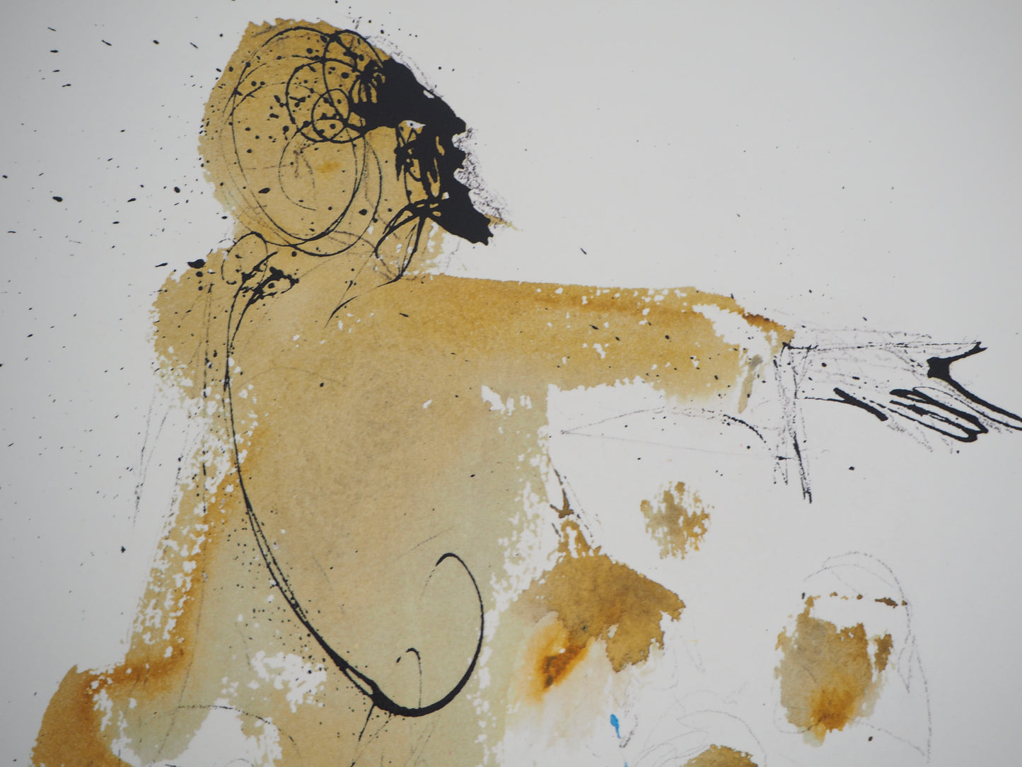 Salvador DALI : Jésus marchant sur l’eau - Lithographie