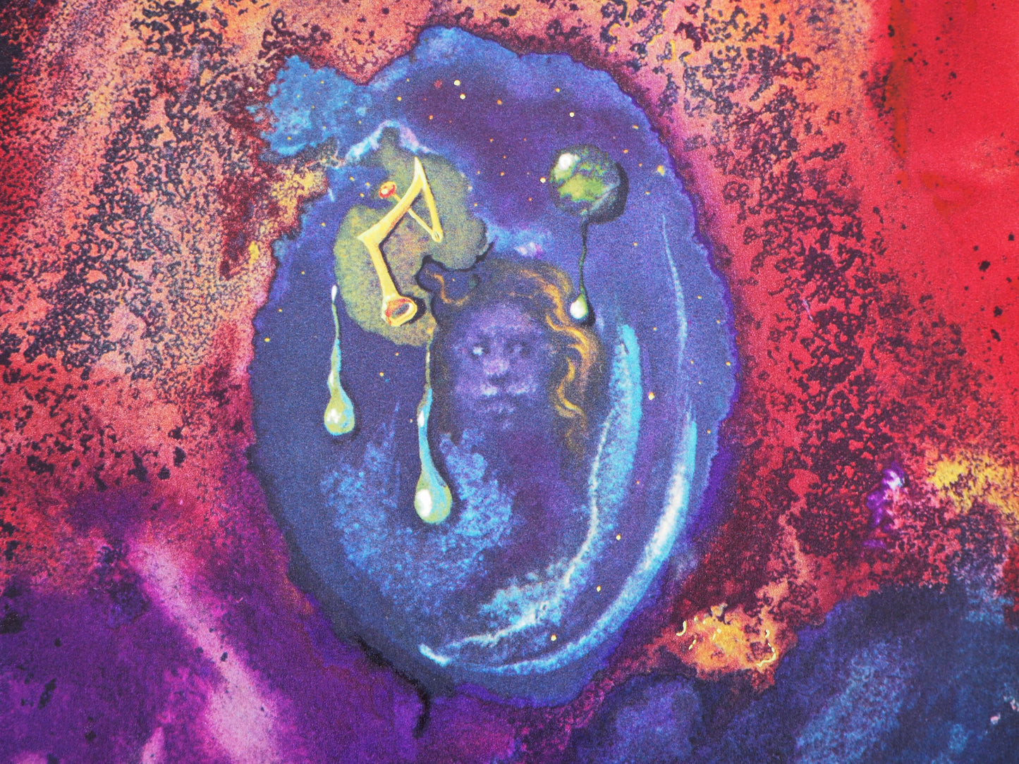 Salvador DALI : Dieu couronné - Lithographie signée