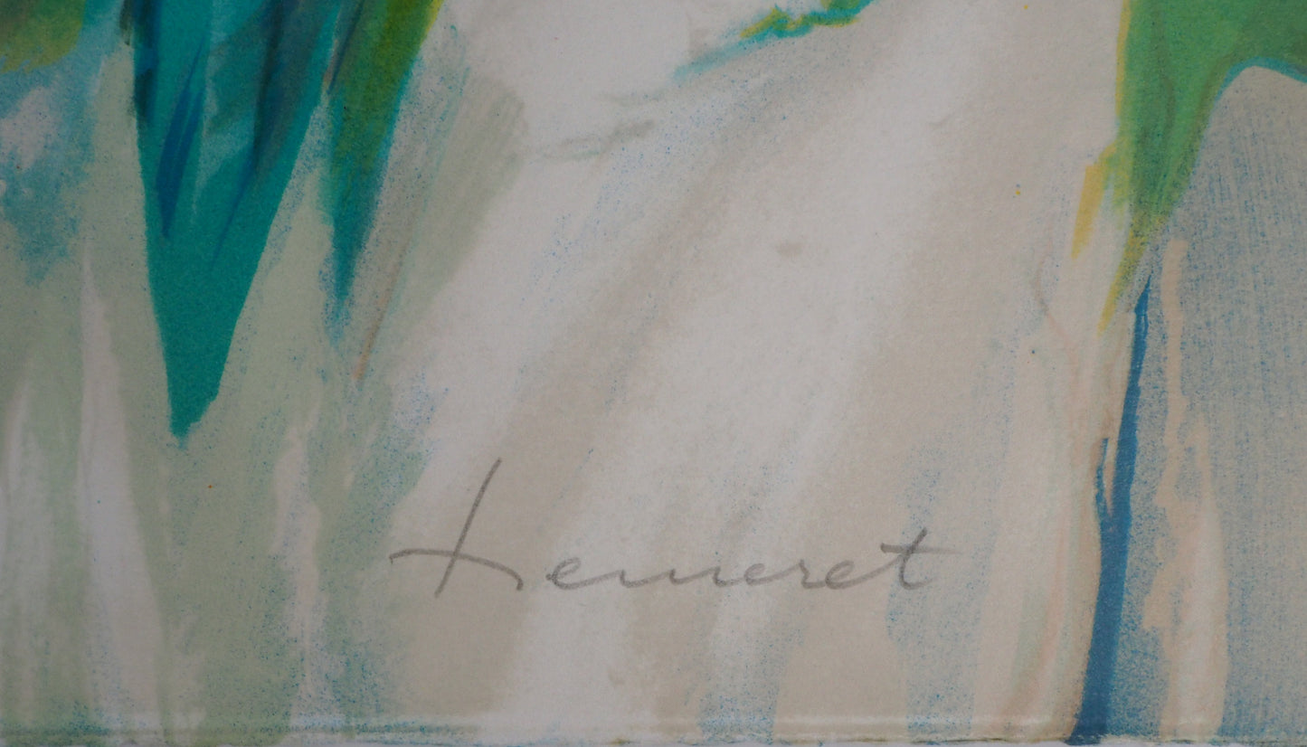 Claude HEMERET: Florales - Litografía original firmada