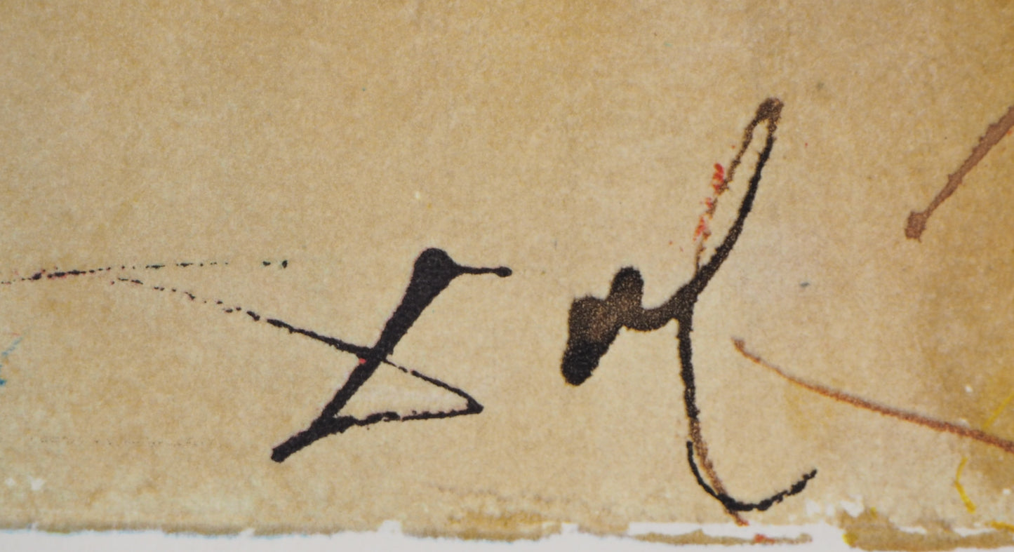 Salvador DALI : Saint-Michel - Lithographie signée