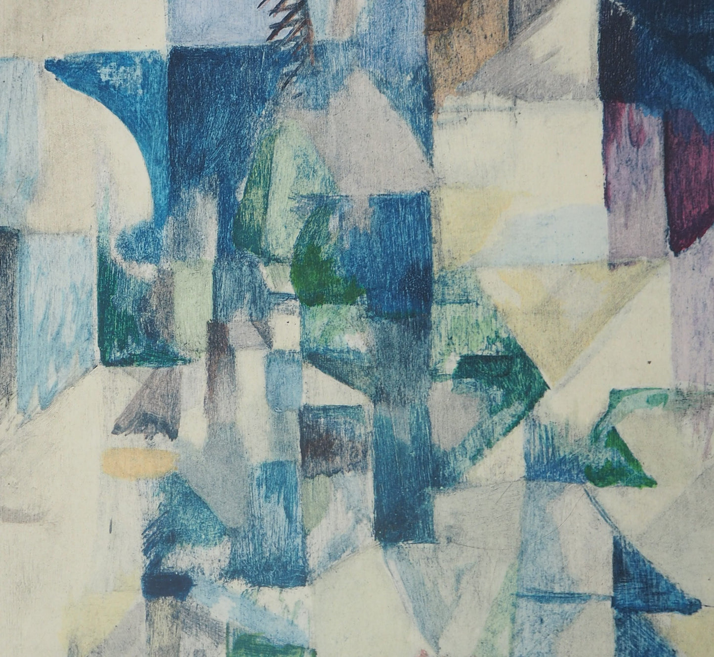 Robert DELAUNAY : Fenêtre sur la ville - Pochoir original