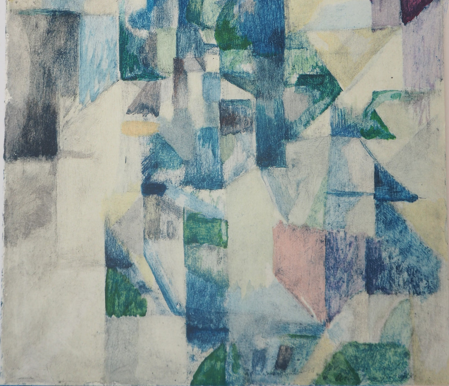 Robert DELAUNAY : Fenêtre sur la ville - Pochoir original