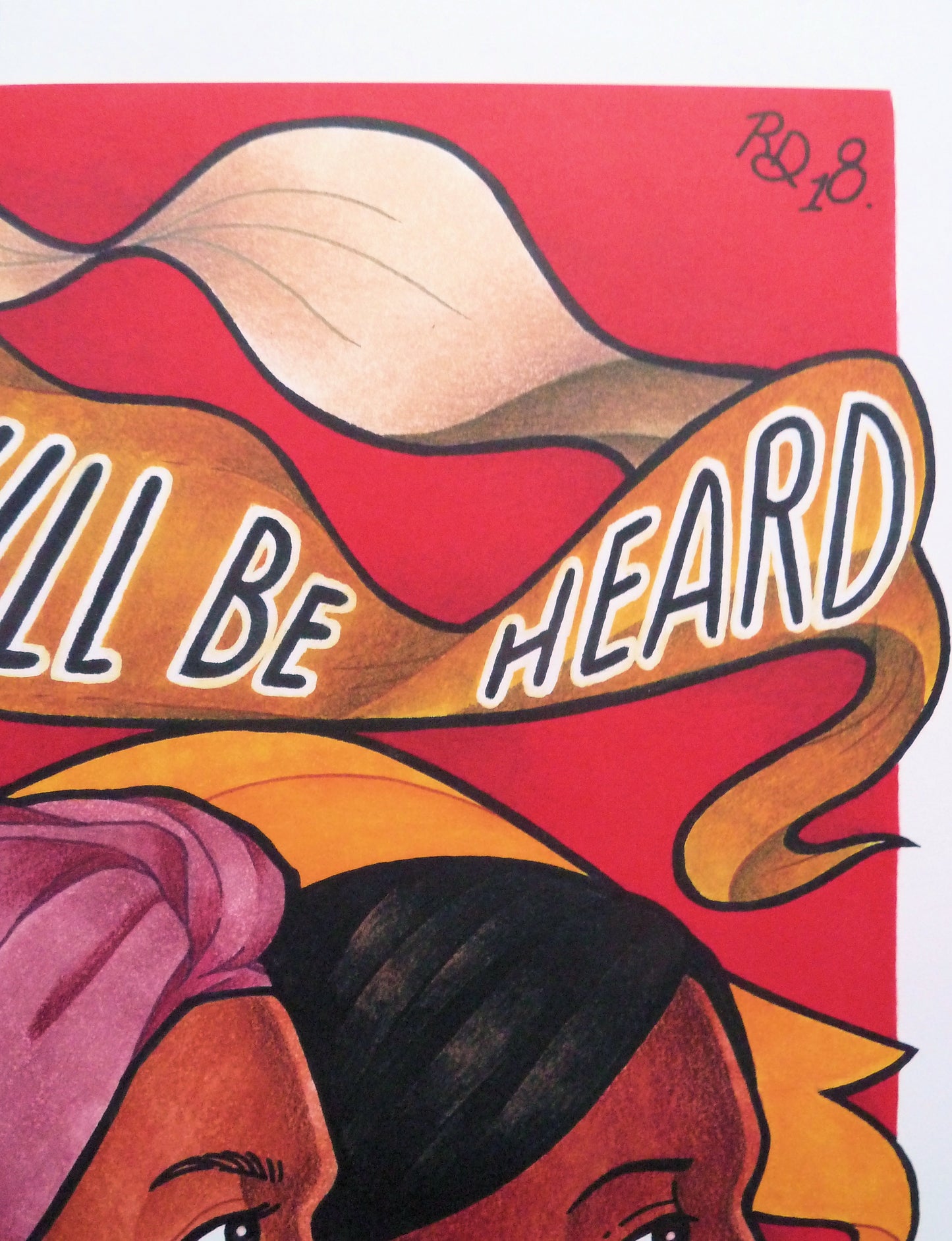 Raychelle DUAZO : My Voice will be heard - Affiche originale