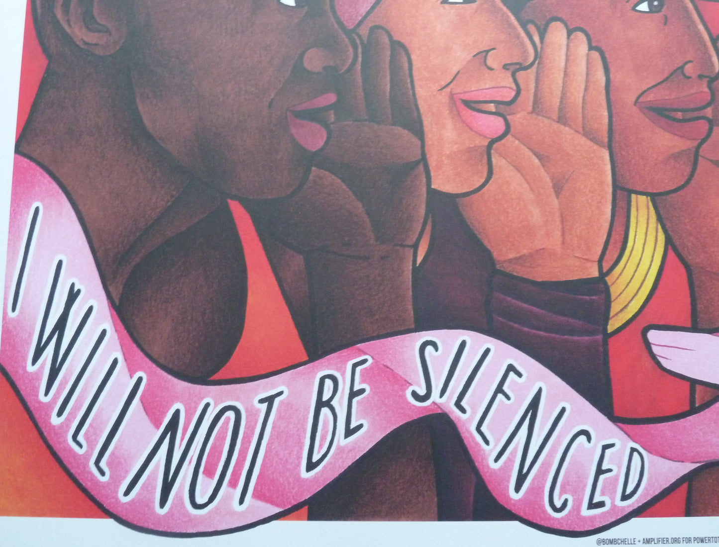 Raychelle DUAZO : My Voice will be heard - Affiche originale