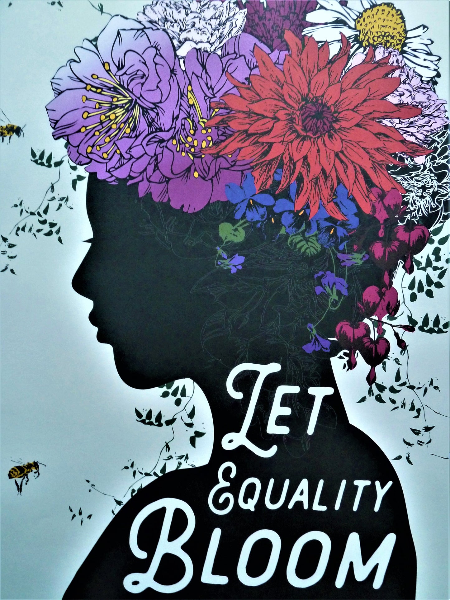 Brooke FISCHERART : Let equality bloom - Affiche originale