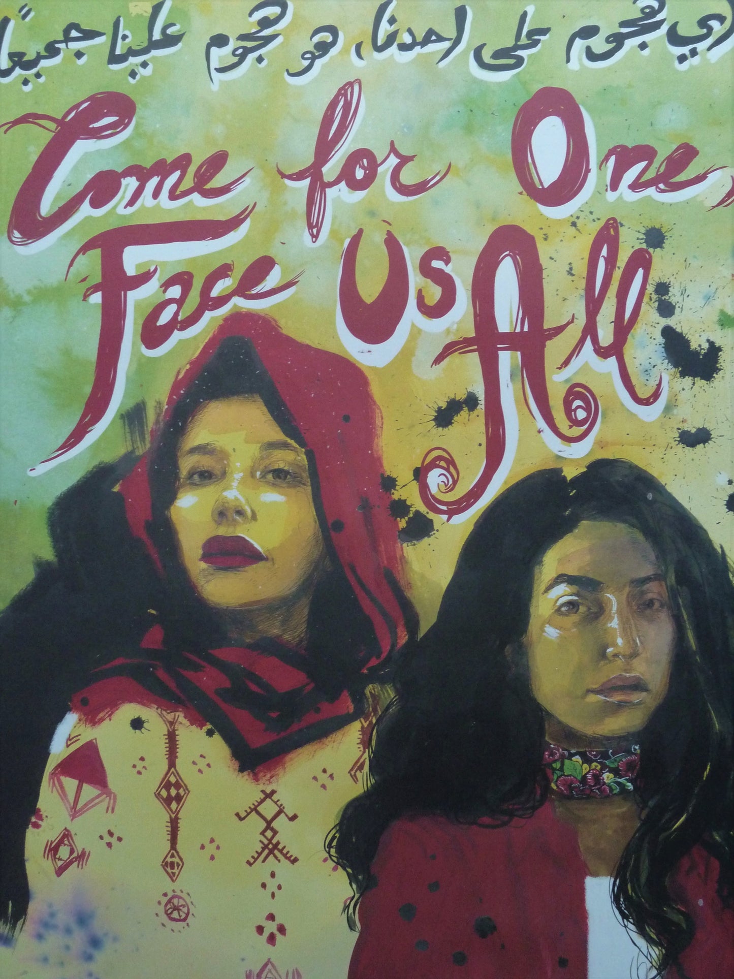 Molly CRABAPPLE : Come for one face us all - Affiche originale