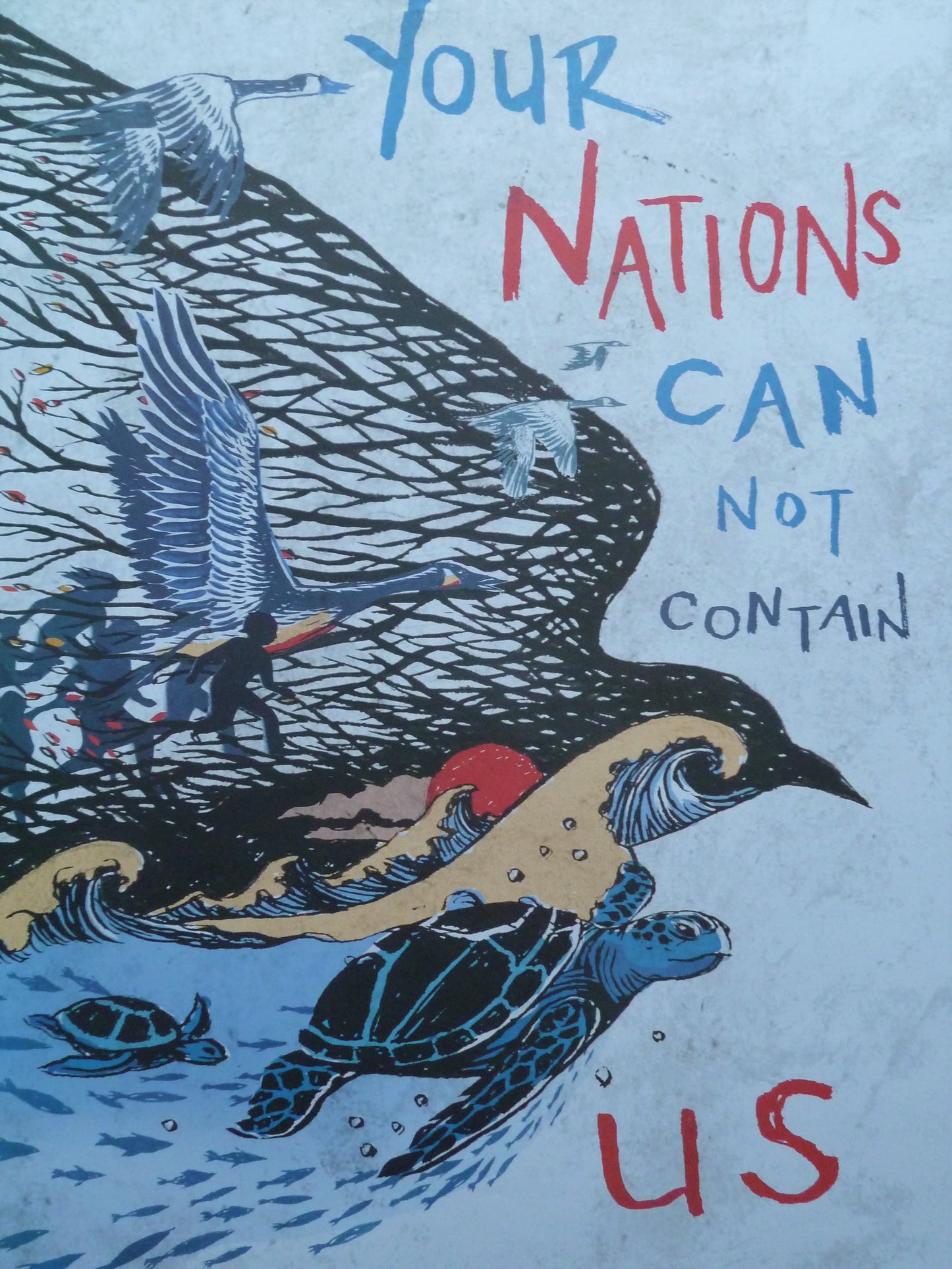 Jess X Snow : Your nations can not contain us - Affiche originale