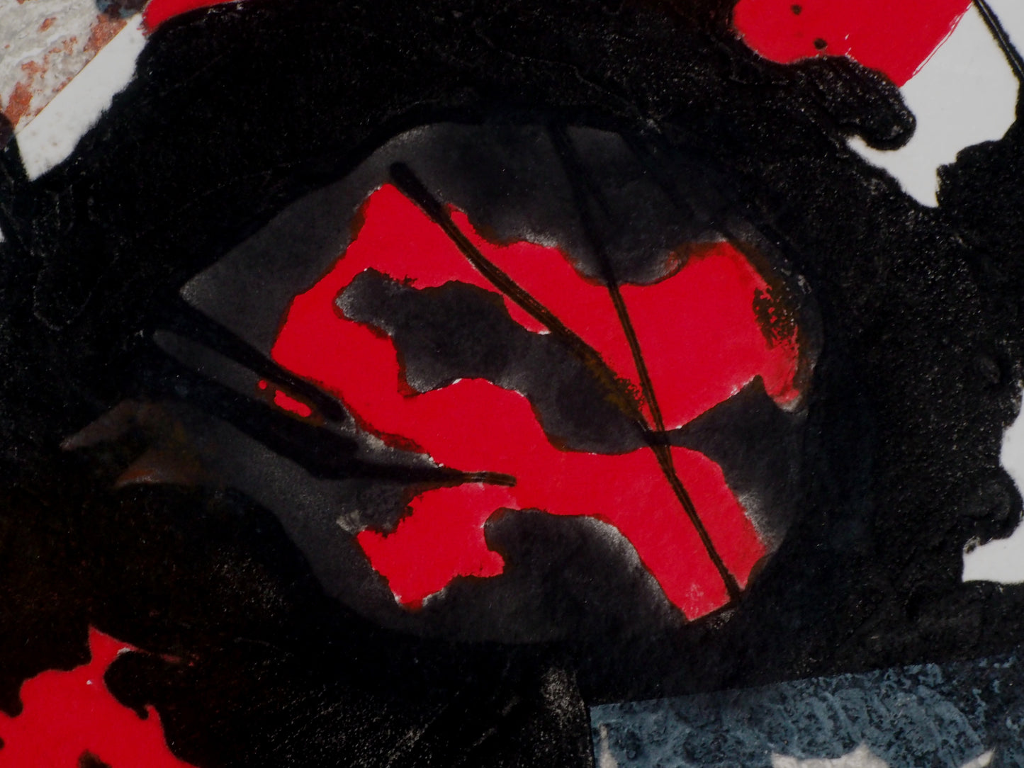LIONEL : L'Origine du rouge - Gravure originale signée
